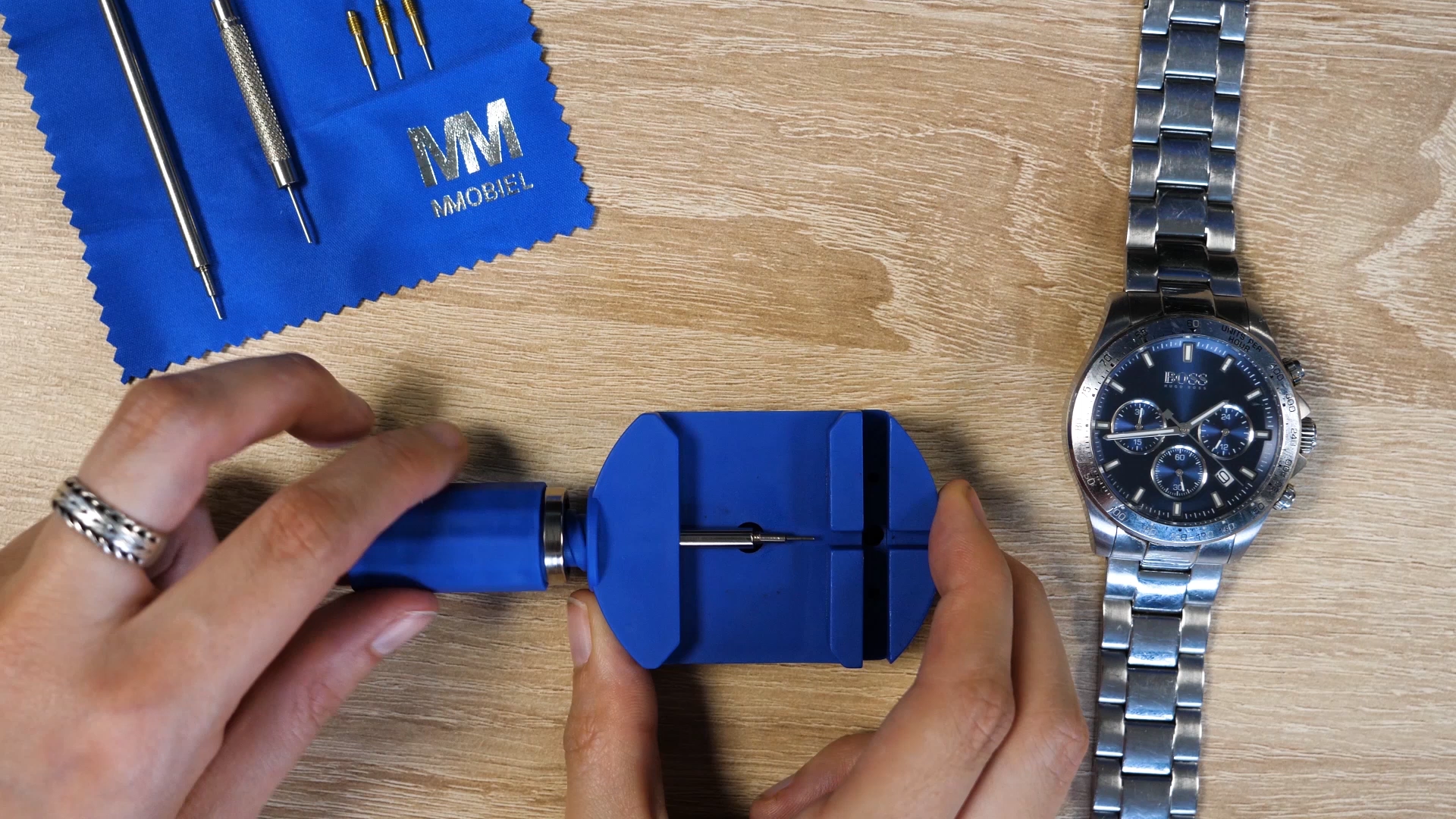 Kit D'outils Réparation Réglage Bracelet Et Aiguilles De Montre - MMOBIEL - Noir Neuf Avec étiquettes
