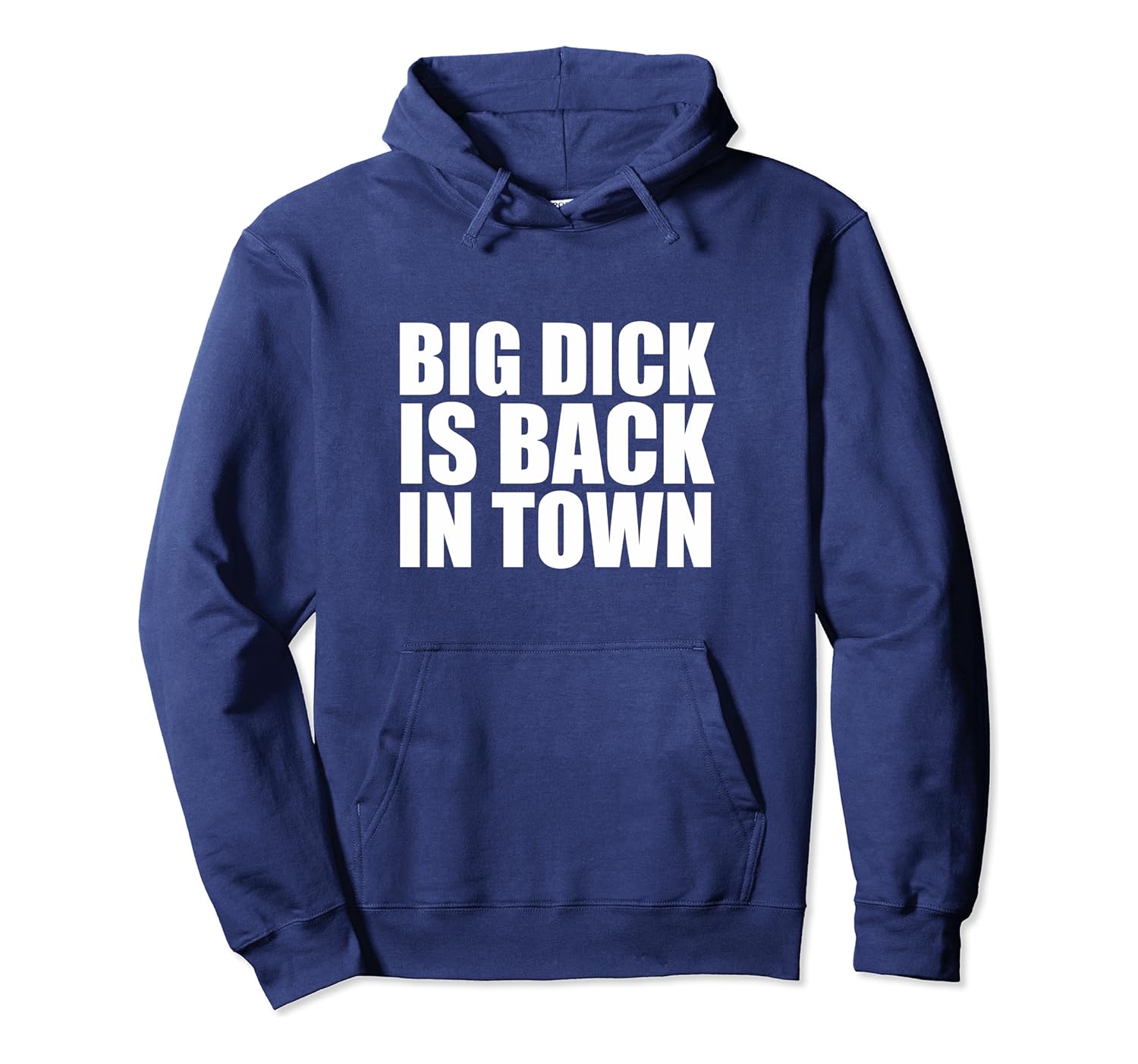 big dick is back in town hoodie