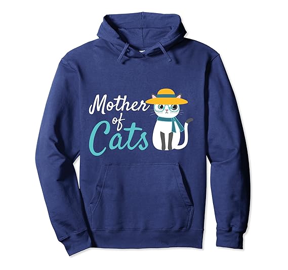 mother of cats hoodie