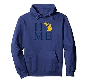 yellow michigan hoodie