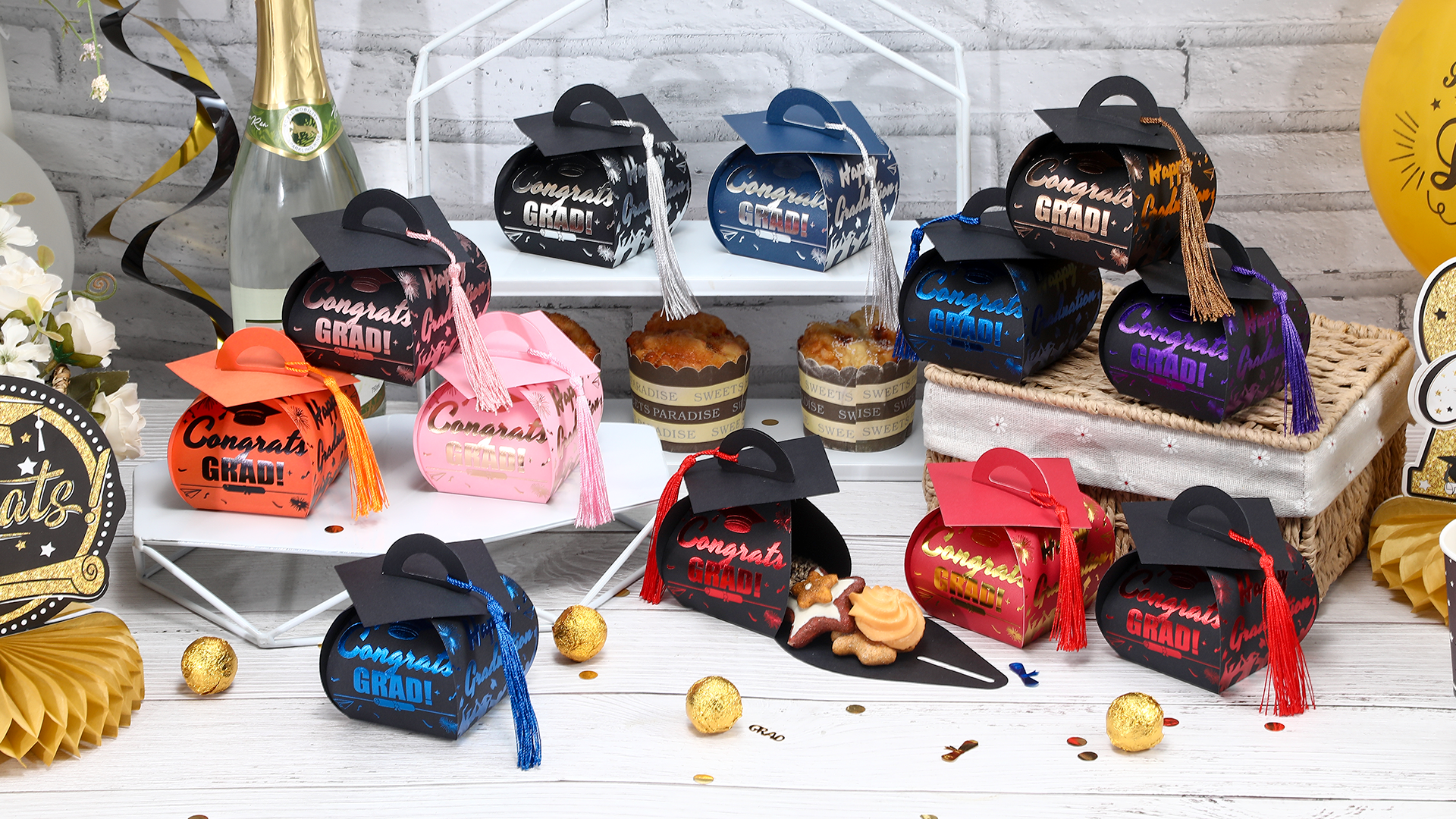 Amazon.com: KPOSIYA Graduation Party Favors Boxes，32 pcs Class of