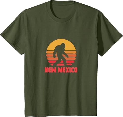 Miniatura 23 de Bigfoot New Mexico State Sasquatch Yeti Urban Legend Retro T-Shirt Black,Asphalt Grey,White,Silver Grey,Brown,Olive Green,Lemon Yellow,Dark Heather