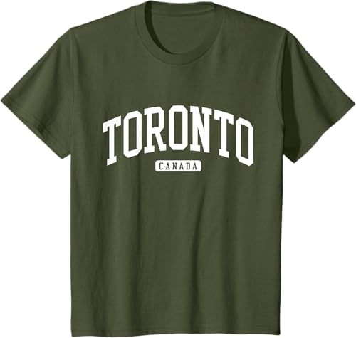 Miniatura 10 de Camiseta estilo universitario de Toronto Canada, Negro -