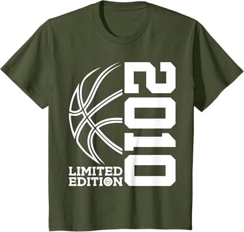 Miniatura 10 de Camiseta de baloncesto de 13 cumpleaños edición limitada 2010, Negro -