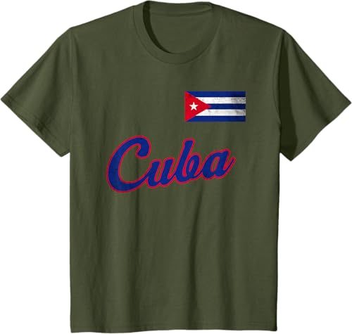 Miniatura 30 de Cuba 2023 Baseball Flag Pride Cubano Beisbol Cuban T-Shirt Black,White,Baby Blue,Silver Grey,Olive Green,Lemon Yellow,Heather Grey,Heather