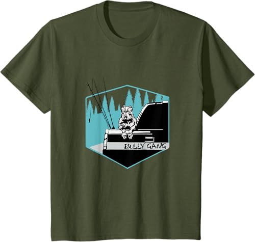 Miniatura 29 de American Bully Gang T-Shirt Black,Asphalt Grey,White,Cranberry Red,Red,Dark Green,Kelly Green,Olive Green,Lemon Yellow,Dark Heather Grey,Heather