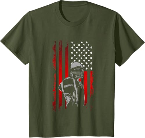 Miniatura 26 de American Football T-Shirt Black,Navy Blue,Asphalt Grey,Baby Blue,Grass Green,Dark Green,Brown,Olive Green,Lemon Yellow,Dark Heather Grey,Heather