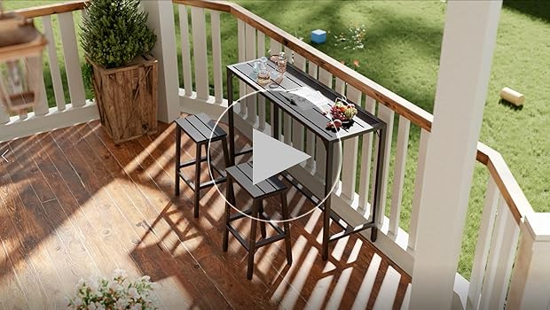 ★ Private Bar Counter Set Amazon.com: Wisfor Sintered Stone Bar Table: White Rectangle