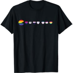 Video-Game Funny Gaming LGBT-Q Ally Pride Flag Gamer T-Shirt
