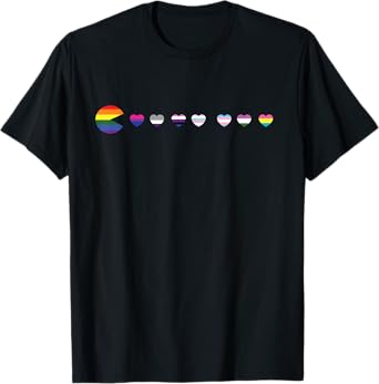 Video-Game Funny Gaming LGBT-Q Ally Pride Flag Gamer T-Shirt