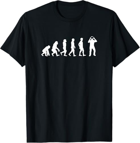 Funny Human Evolution to Virtual Reality Camiseta, Negro, S