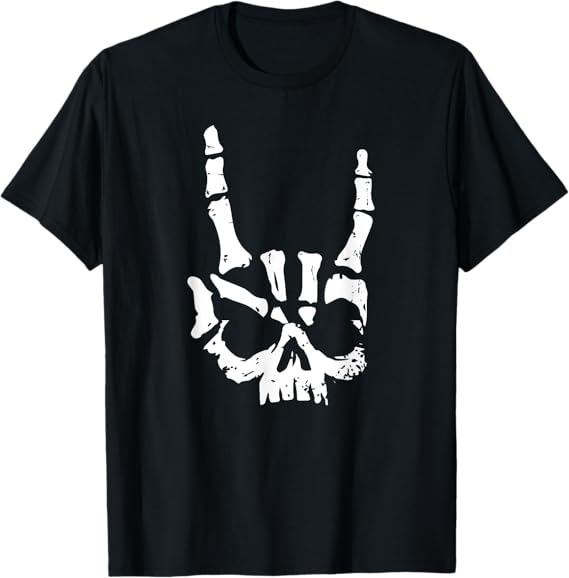 Horn Hand Heavy Metal Hard Rock Music T-Shirt
