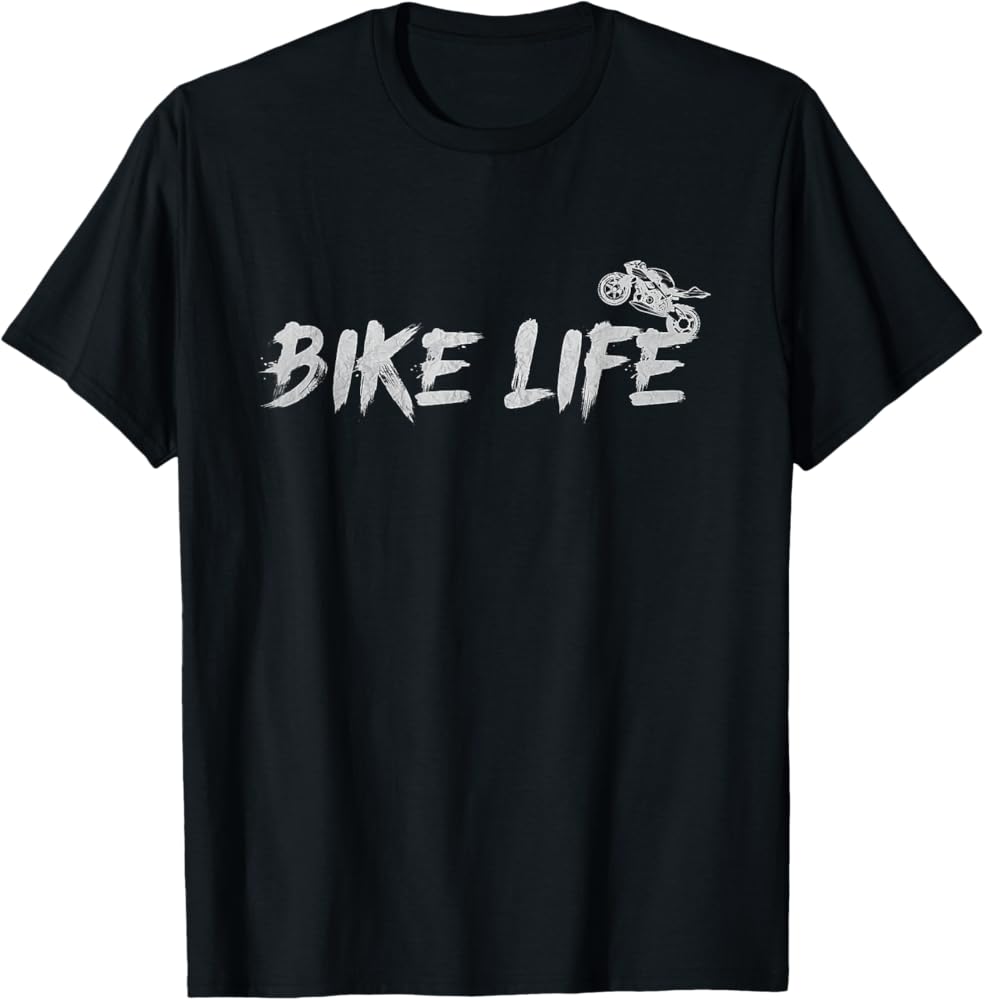 Amazon.com: Motorcycle Quote Bike Life T-Shirt : Clothing, Shoes & Jewelry