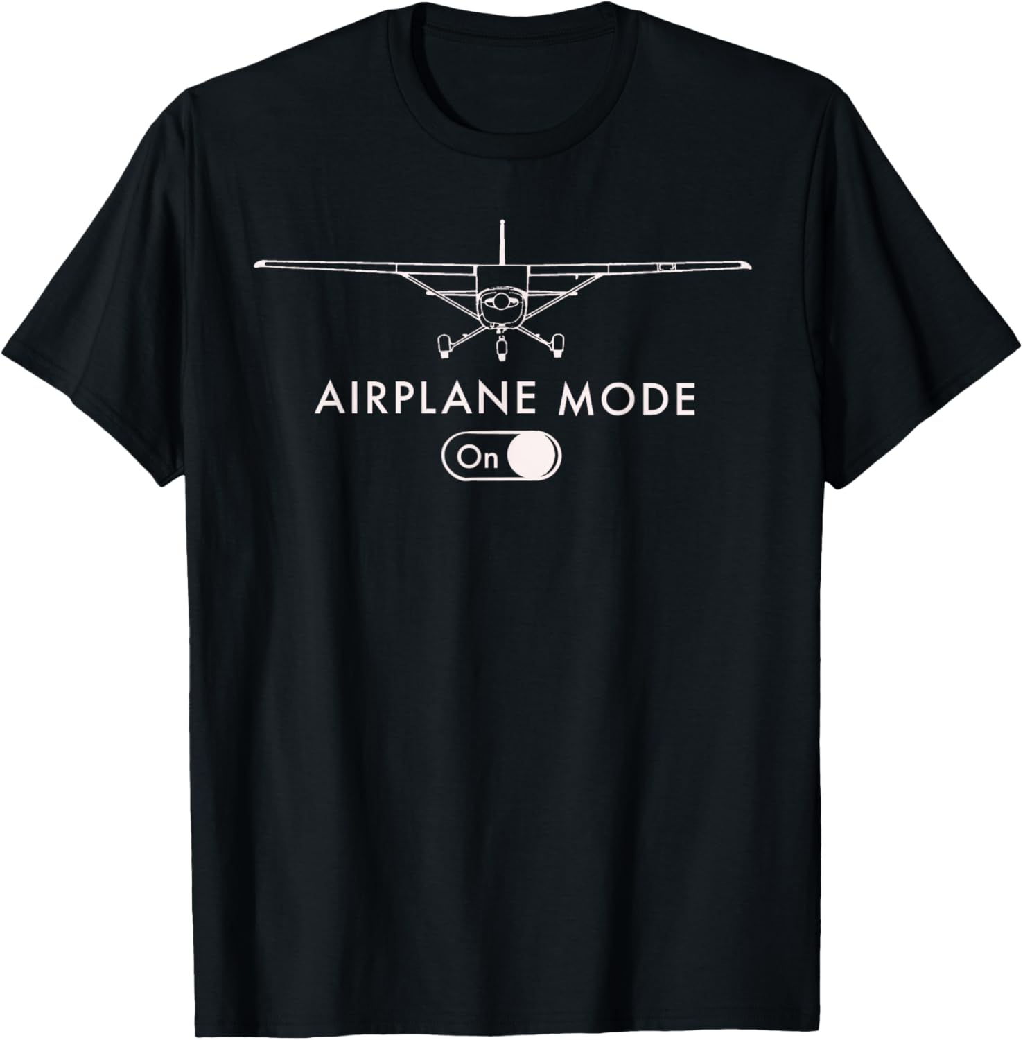 Pilot C172 Flying Gift Airplane Mode Short Sleeve T-Shirt