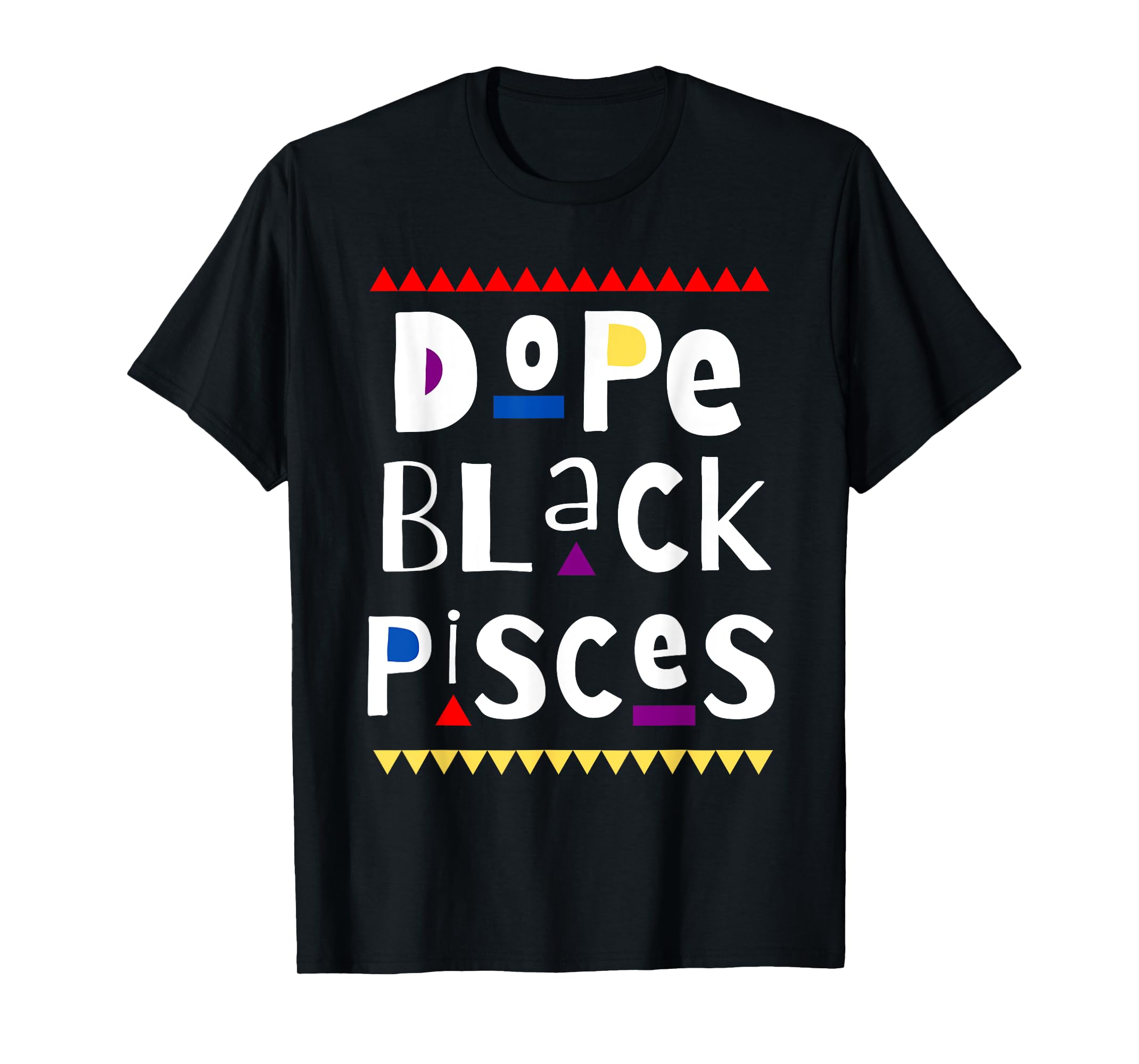 Gift For Pisces Man or Pisces Woman Dope Black Pisces. T-Shirt, Small