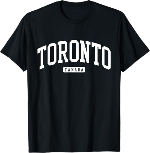 Miniatura 1 de Camiseta estilo universitario de Toronto Canada, Negro -