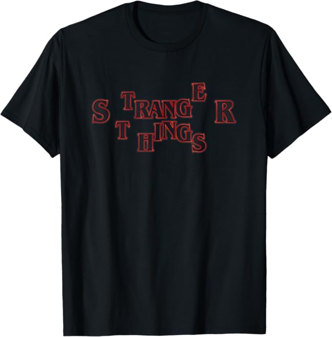 Stranger Things Falling Into Place Title Logo Tシャツ ストレンジャーシングス グッズ