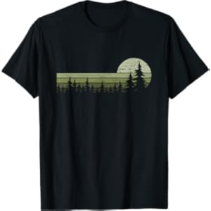 Trees Wildlife Nature Vintage Forest T-Shirt