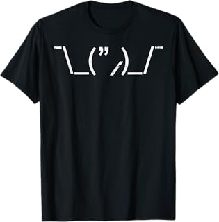 Programmer Shrug IT Computer Coder Developer Women men T-Shirt
