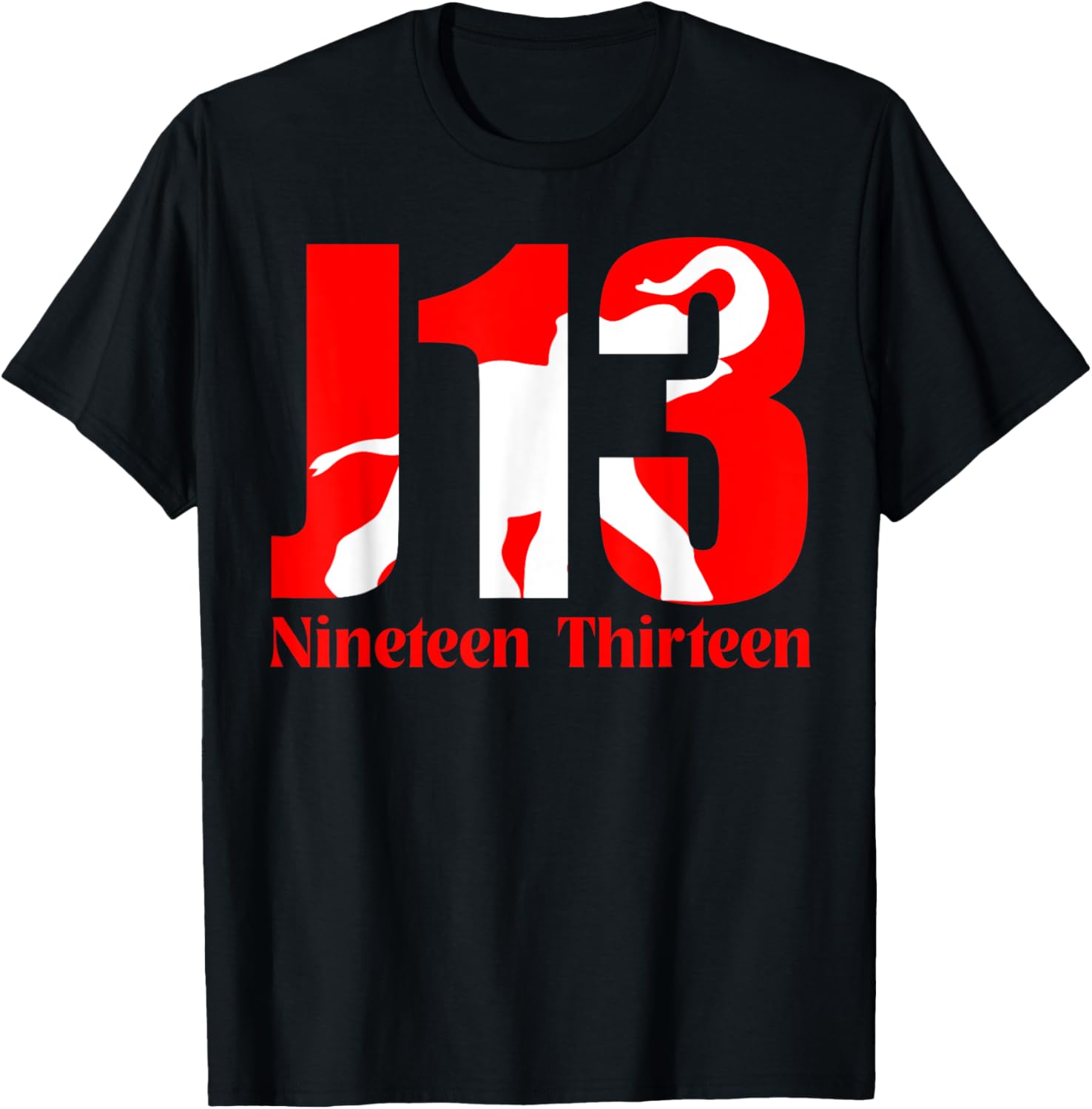 J.1.3 Nineteen-Thirteen Women Men Unisex T-Shirt Black Small Modern Letter Print Crew Neck Short Sleeve All Seasons Travel J.1.3 Nineteen-Thirteen Women Men Unisex T-Shirt Black Small Modern Letter Print Crew Neck Short Sleeve All Seasons Travel