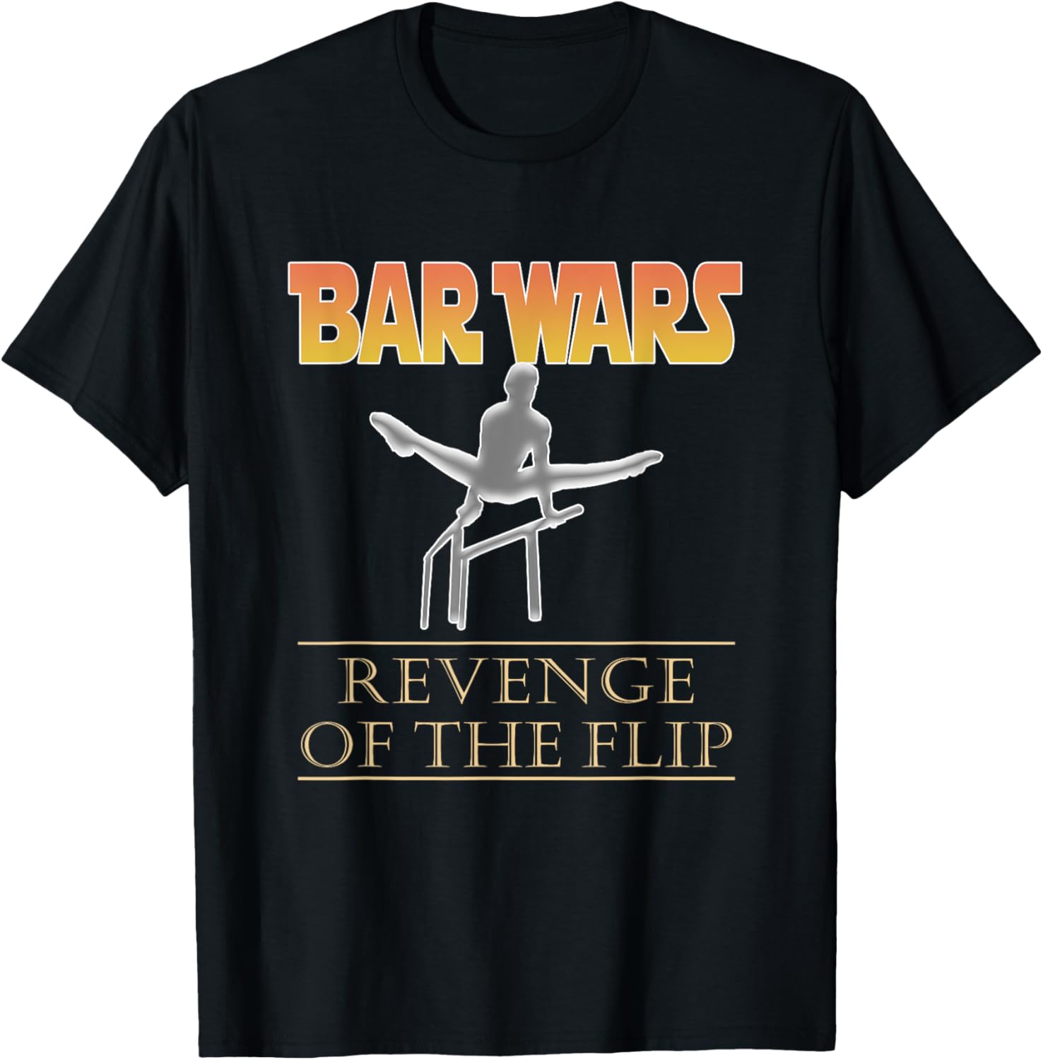 Bar Wars Boys Funny Gymnastics T-Shirt T-Shirt