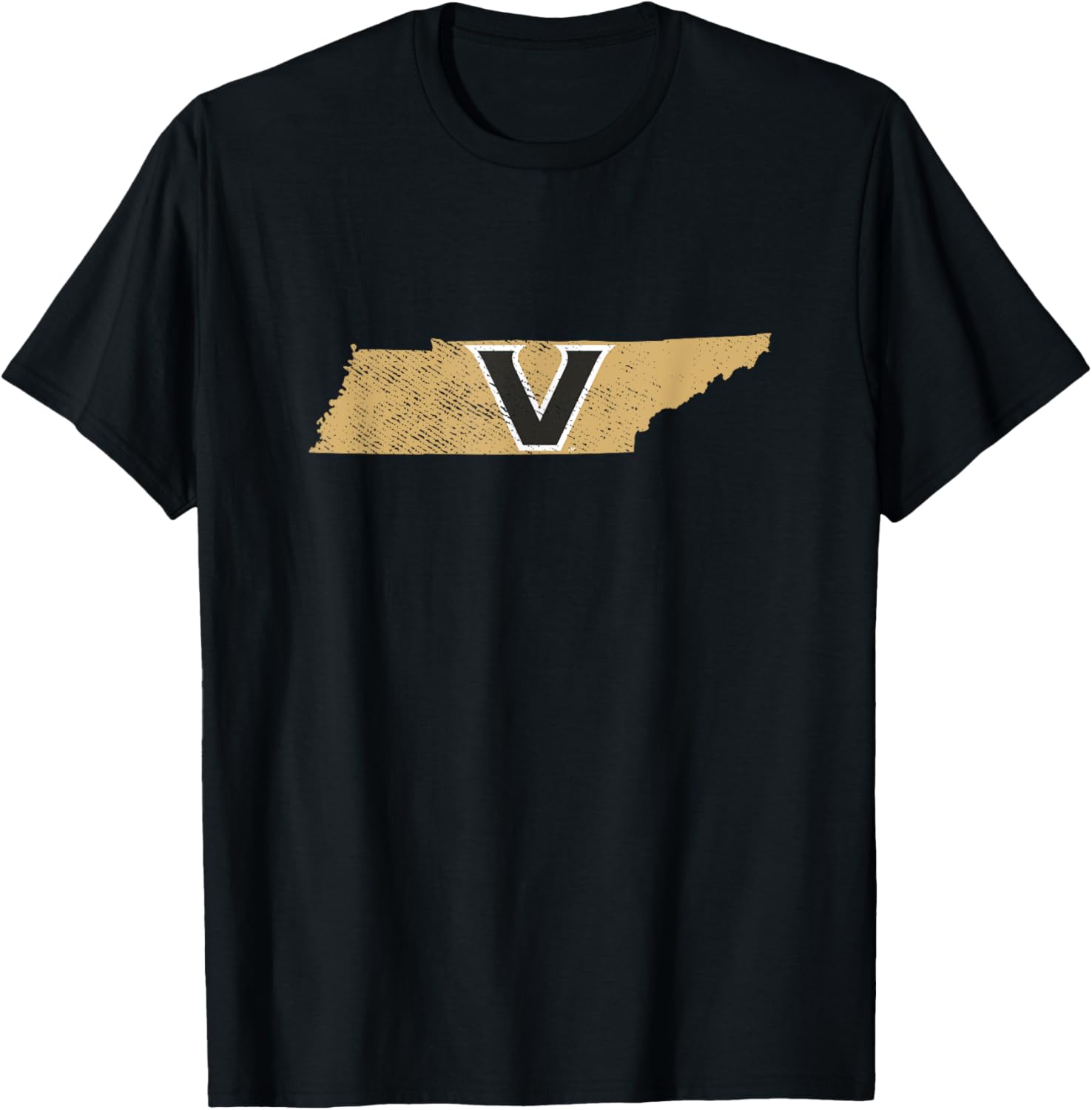 Vanderbilt University Commodores State Shape T-Shirt