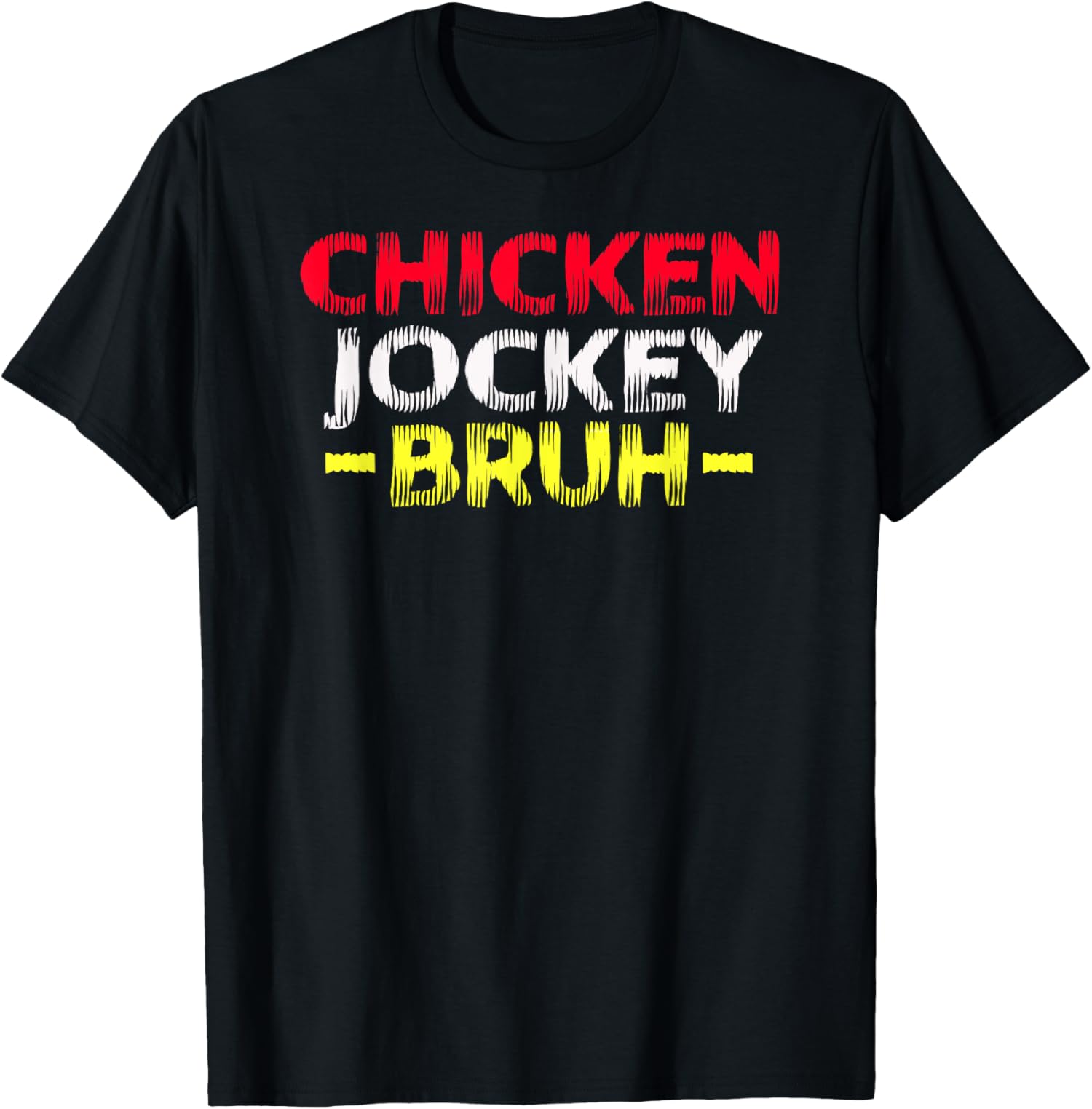 Funny Chicken Jockey - BRUH! Meme Design Funny Meme Unisex T-Shirt