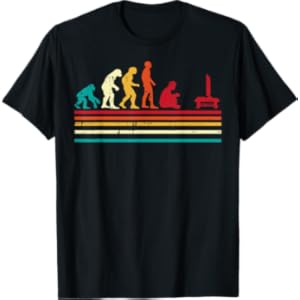 Human Evolution Video Gaming Retro Gamer Men Boys Kids Teens T-Shirt