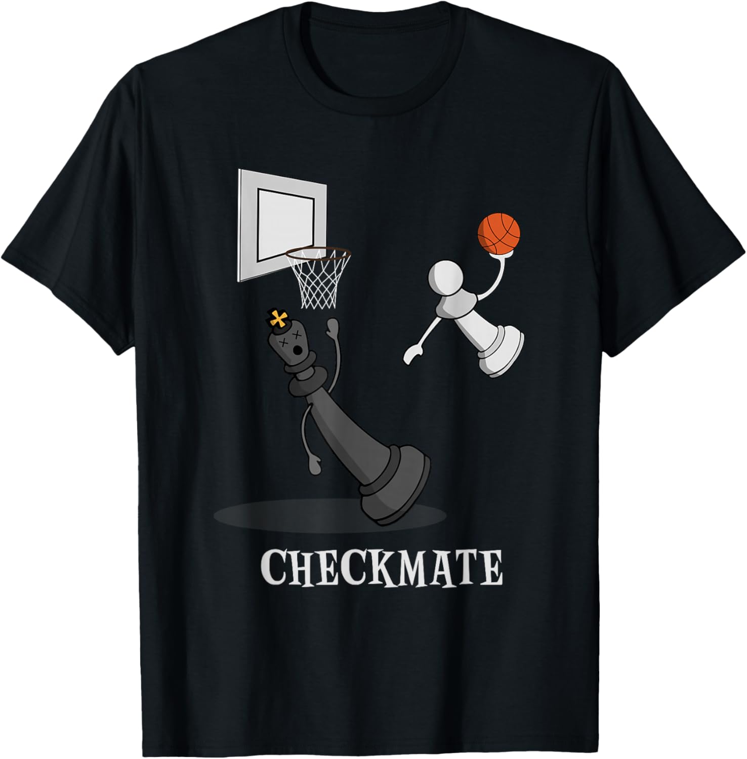 Camiseta de juego de juego de baloncesto de ajedrez de Chess DivertMate