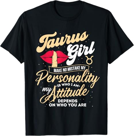 Taurus Girl - Zodiac Sign Horoscope Astrology Astrologer T-Shirt