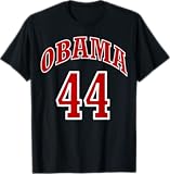 President Barack Obama 44 Shirt Faux Jersey 44th US Prez T-Shirt