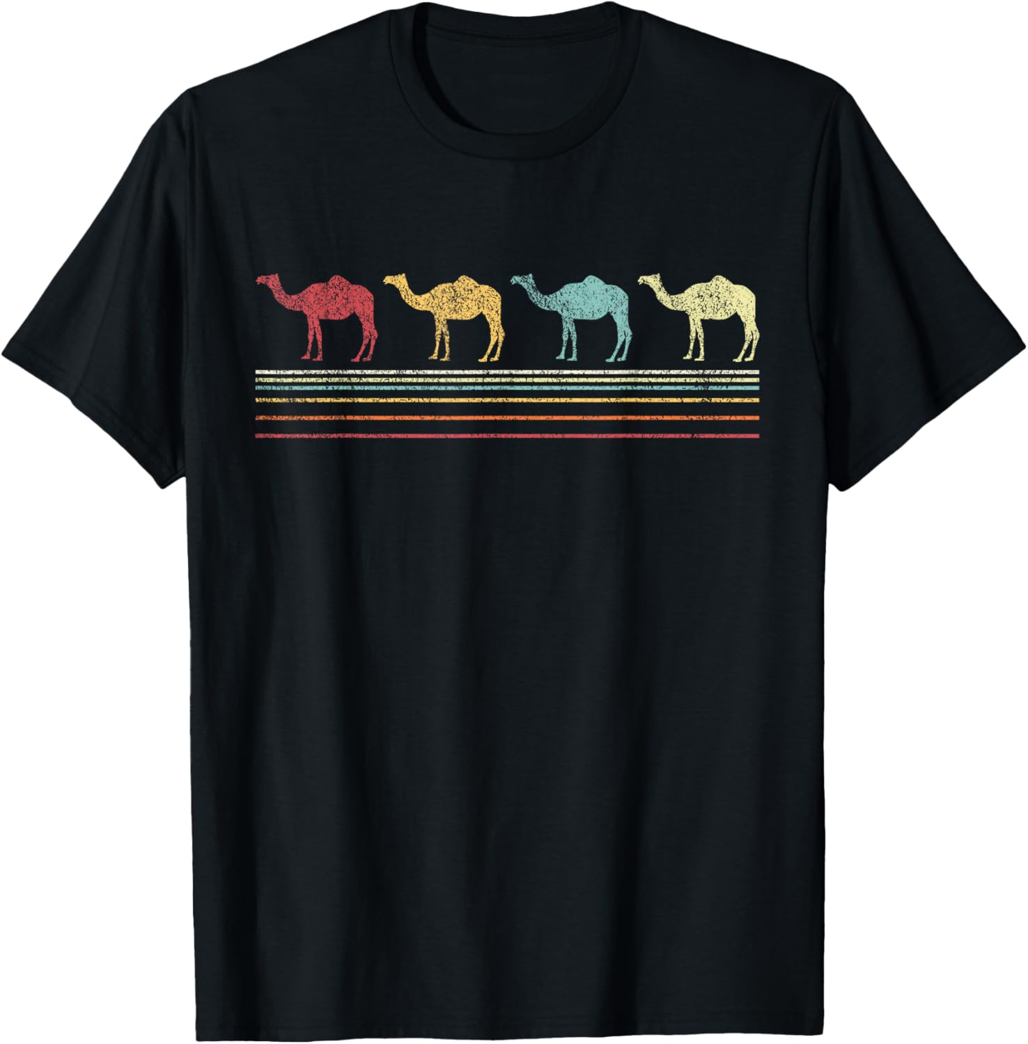 Retro Camel Lover Funny Camel Vintage T-Shirt
