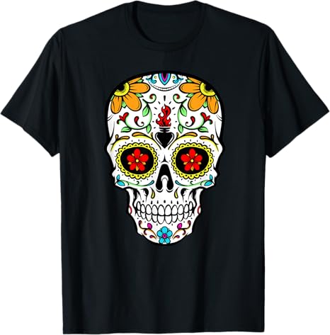 Dia de Los Muertos Shirts Sugar Skull Gifts