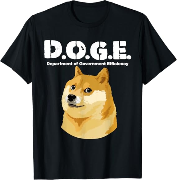 DOGE政府効率省 Tシャツ