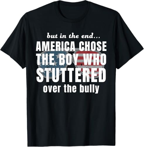 American Chose Boy Con Tartamudeo Sobre Bully Biden 2020 46th Camiseta