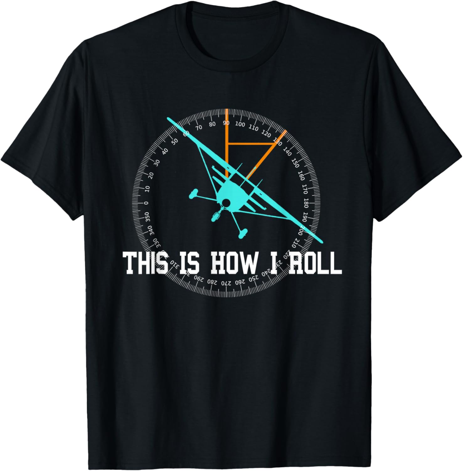 This Is How We Roll Pilot Shirt Funny Airplane Aircraft Tees T-Shirt