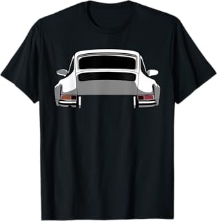 911 Classic Car Racing Sports Car Legend Gearhead.Legendary Racing Sports Car Iconic Racing Car 911 Silhouette T-Shirt