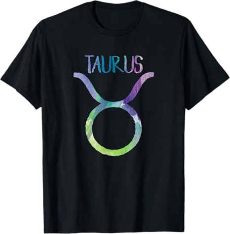 Taurus Zodiac Symbol Astrology Bull Earth Sign T-Shirt