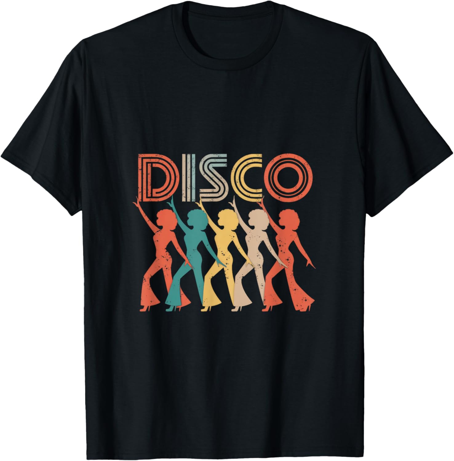 Disco - Disco 70s Vintage Retro Dancing 1970s King T-Shirt