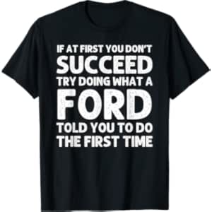 FORD Funny Surname Family Tree Birthday Reunion Idea T-Shirt