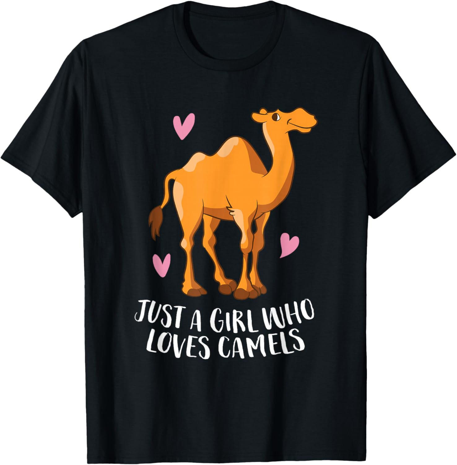 Just a Girl Who Loves Camels Cute Camel Girl T-Shirt