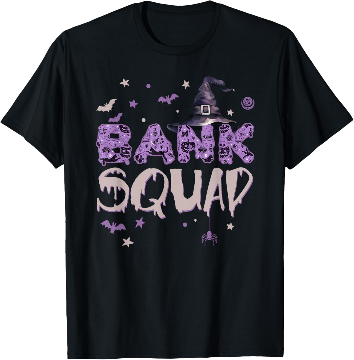 Bank Squad Halloween Fun Banker Witch T-Shirt