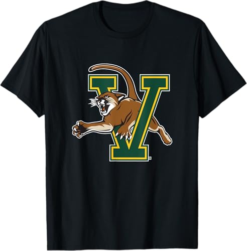 Camiseta con licencia oficial de Vermont Catamounts Icon, Negro -