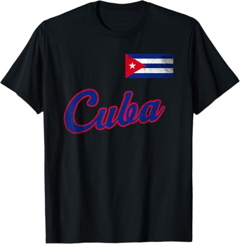 Cuba 2023 Baseball Flag Pride Cubano Beisbol Cuban T-Shirt Black,White,Baby Blue,Silver Grey,Olive Green,Lemon Yellow,Heather Grey,Heather