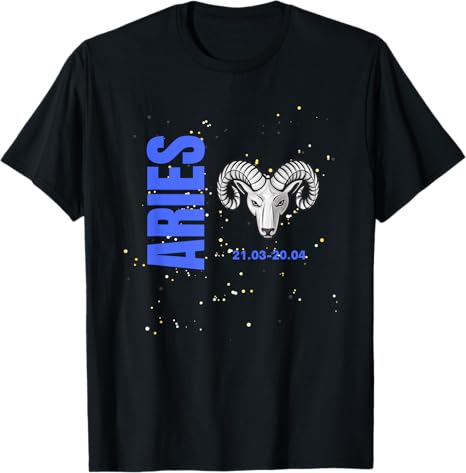 Star Picture from Aries Zodiac SIGN T-Shirt