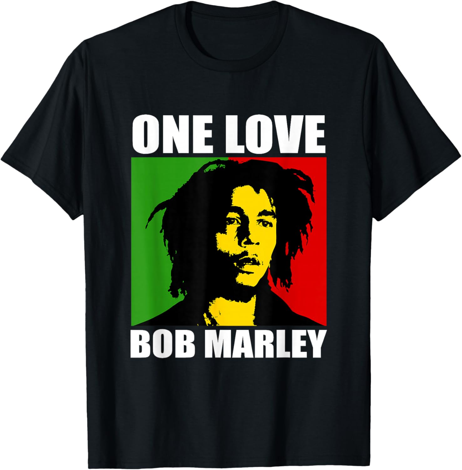 Official Bob Marley One Love Rasta T-Shirt