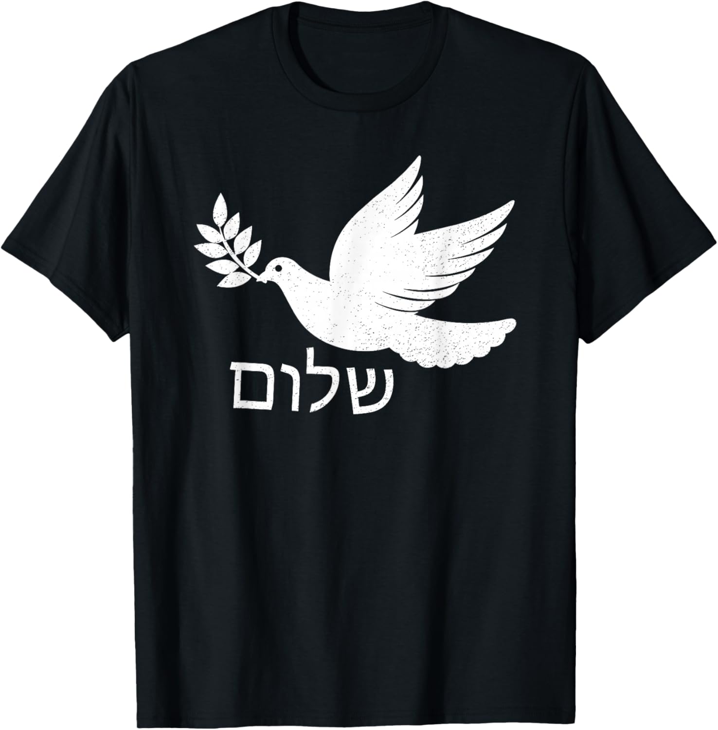 Shalom Peace Hebrew Jewish Dove T-Shirt