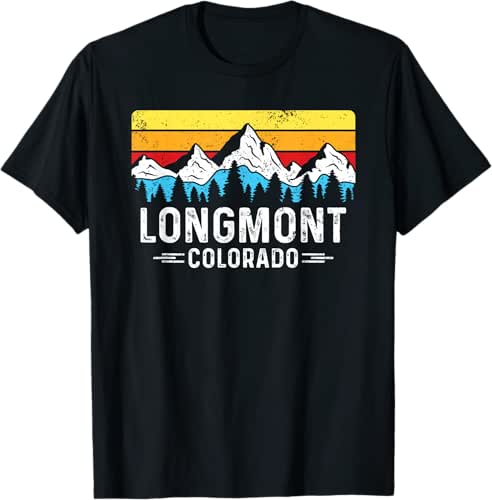 Longmont Colorado Rocky Mountains Longmont CO Souvenir T-Shirt