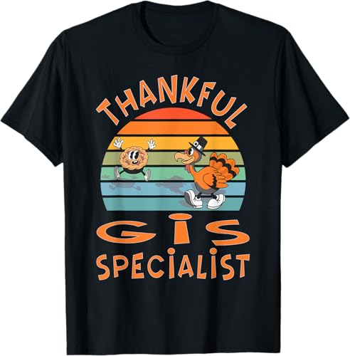 GIS Specialist Job Funny Thanksgiving T-Shirt