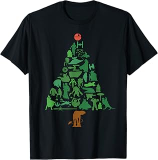 Star Wars Holiday Christmas Tree Short Sleeve T-Shirt